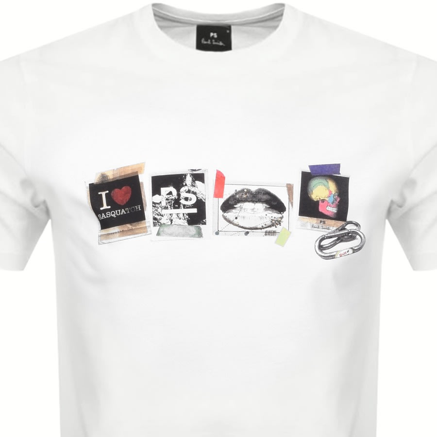 Alternative Image for ProductPS By Paul Smith Sasquatch Photos T Shirt White2